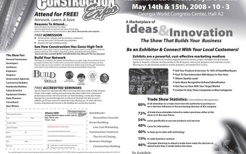 Construction Expo Newspaper Ad